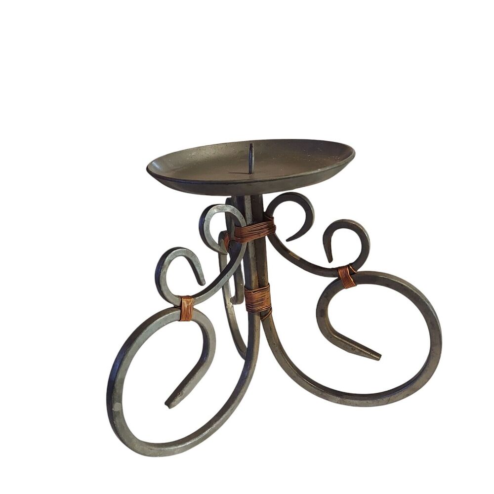 Cast Iron Candle Holder